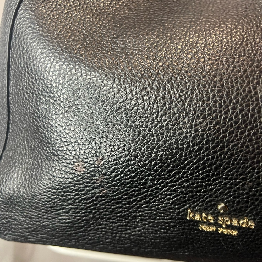 Kate Spade Leila Black Medium Triple Compartment Shoulder Back - Picture 11 of 16